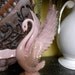 XLarge Vintage Pink Swan