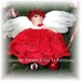 Shabby Primitive Lace Feather Stump Angel Doll Ornie Ormament