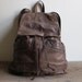 Upcycled Leather Backpack