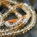 AAA Shaded Citrine faceted rondelles, set of 20 Yellow Gold Clear Semi Precious Gemstone fall autumn color
