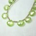 Natural Zircon Faceted Heart Briolettes 2 Key Lime Pie Green Semi Precious Gemstones