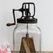 Antique butter churn with wooden paddles - Reserved for Charity until July 30th.