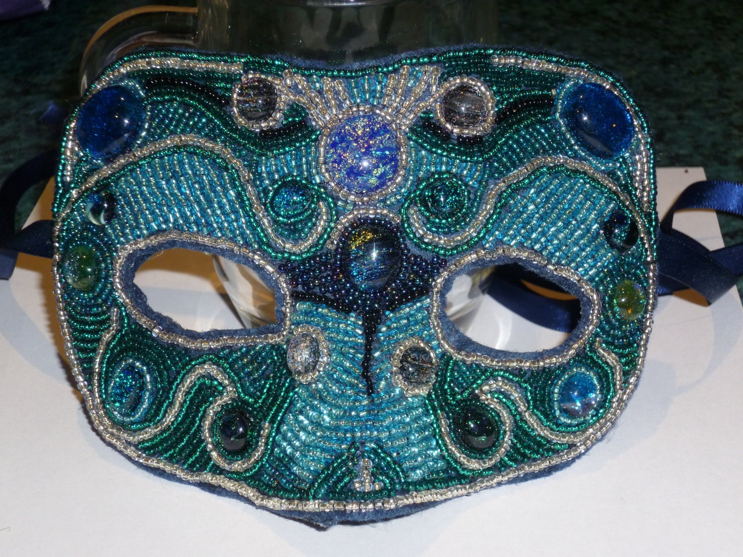 Design your own MASK OOAK handmade bead embroidered masks