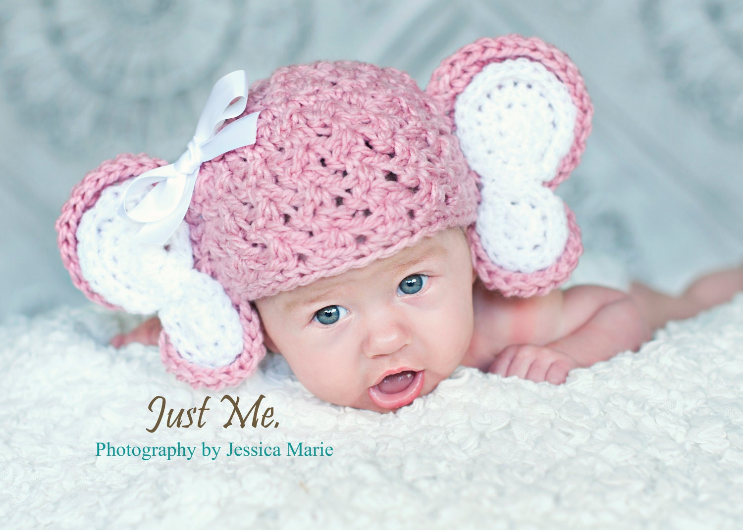Crochet Baby Elephant Hat Customize colors by ...