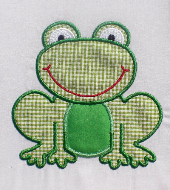Download Sweet Frog Embroidery Design Machine Applique