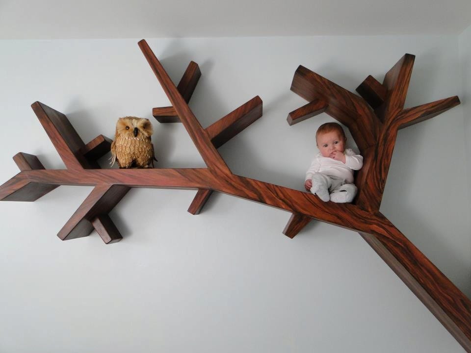 TREE BRANCH BOOKSHELF