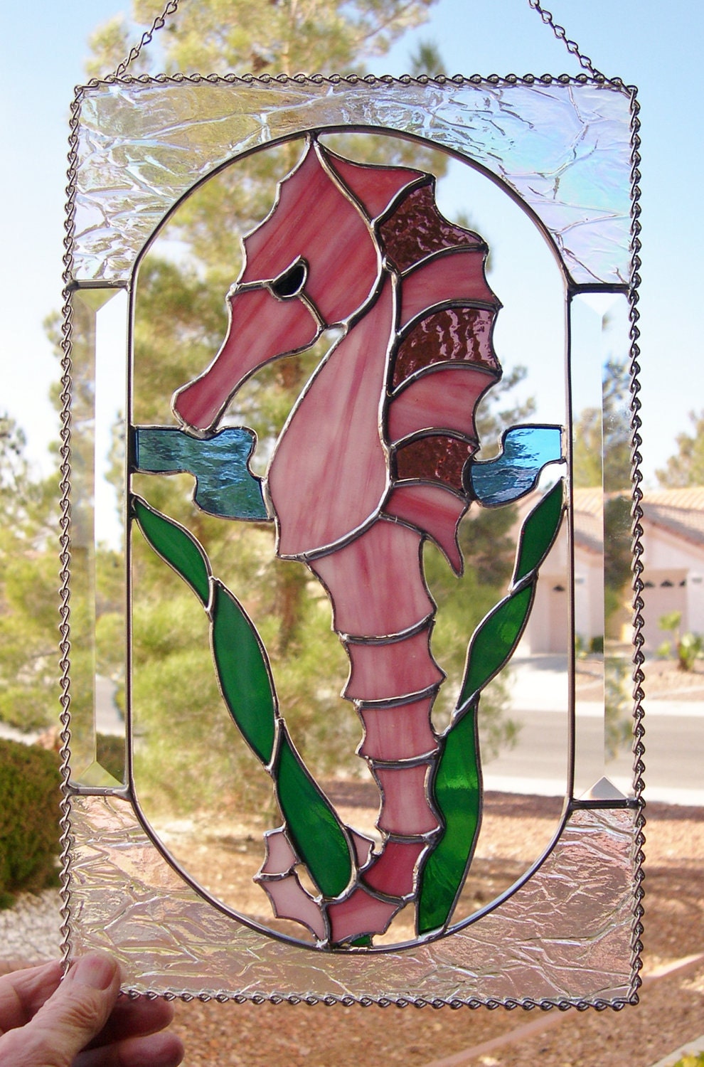 Seahorse Stained Glass Pattern