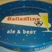 Ballantine beer tray, barware, man cave, collectible, circa 1950s, TREASURY ITEM, ready to ship