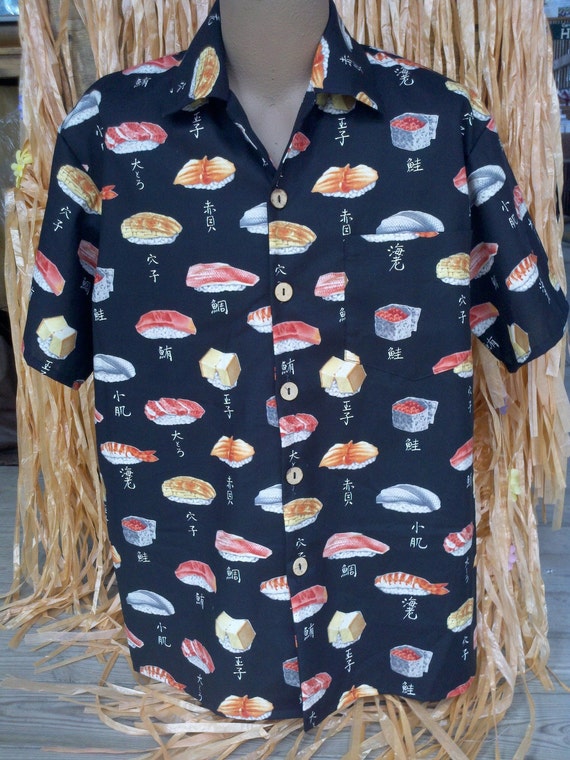 sushi hawaiian shirt