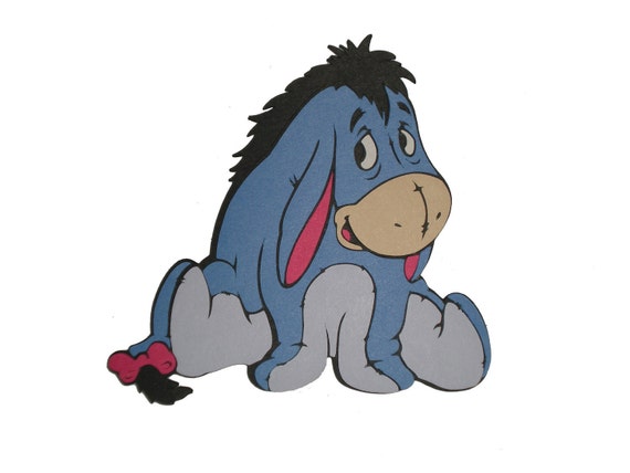 Disney Pooh and Friends Eeyore sitting