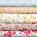 SALE - Soft Florals - 5 half yard pieces (B109)