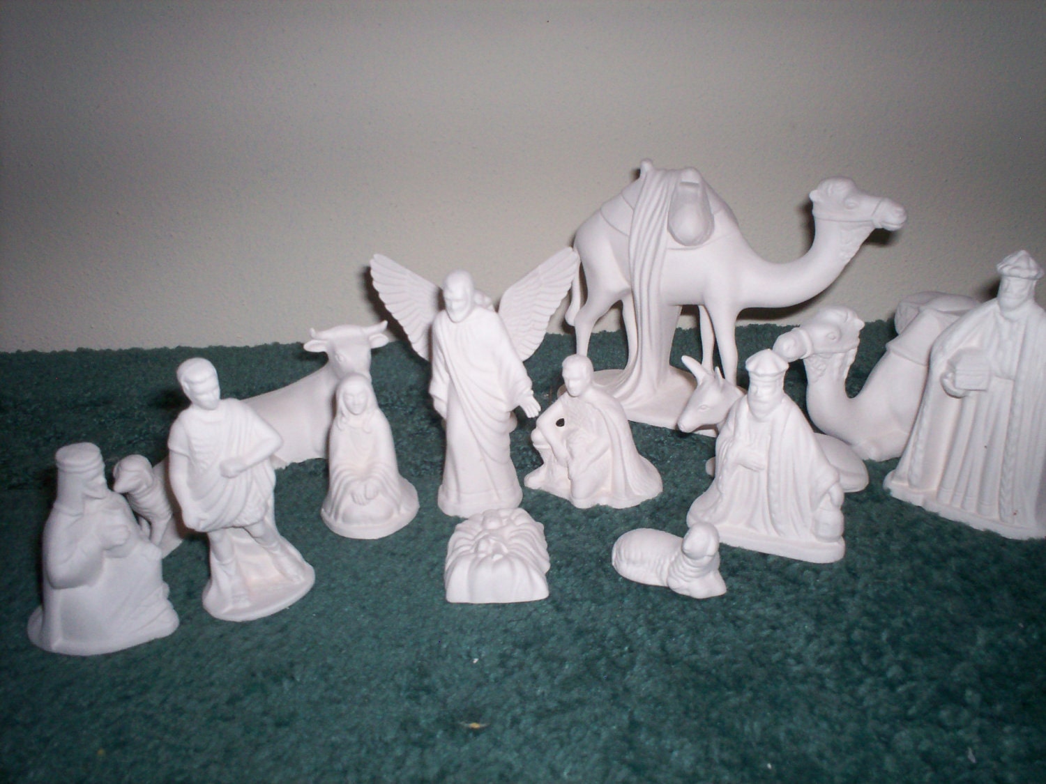 Duncan Nativity Set Ceramic Bisque For Your To Paint By Mirage76