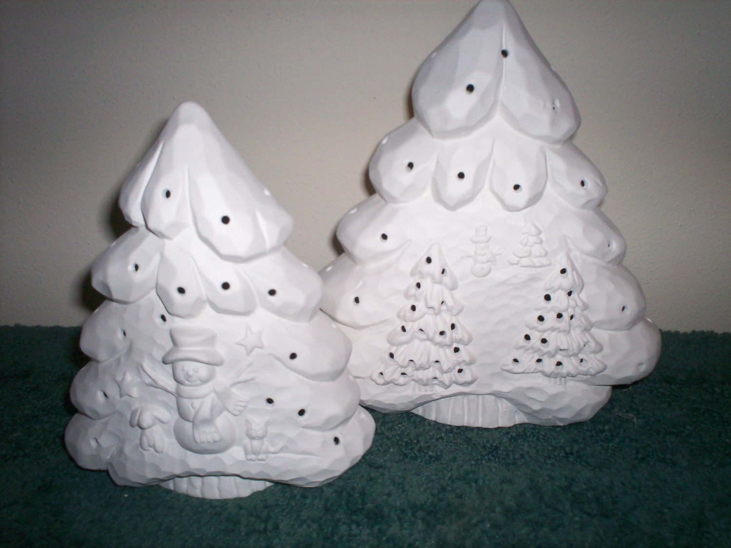 Clay Magic Christmas Trees Ceramic Bisque for your to by Mirage76
