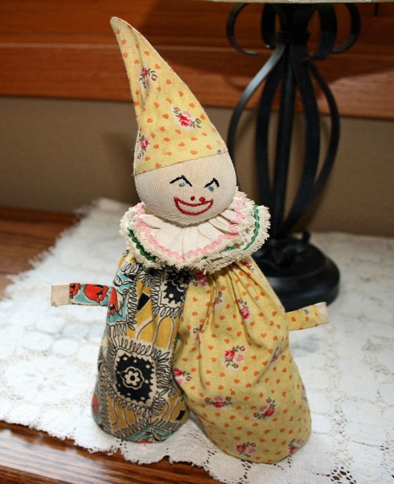Rag Doll Clown Bean Bag