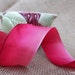 Wired Ribbon 1 1/2" Red Ombre, THREE YARDS, Deep Pink to Red - Offray Red Wire Edge Ribbon
