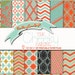 Digital Holiday Paper Pack : " Mrs Mary Anne Bright "