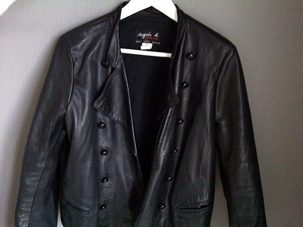 Mythic Agnes B Leather Jacket Made In France S/M