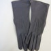 Vintage Womens Slate Gray Fashion Gloves Size 6 1/2 Never Worn
