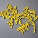 Large Yellow Dogwood Wall Hanging Vintage