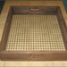Garden Flower Grain Sifter Tray Wood Wire 18 x 21 x 3