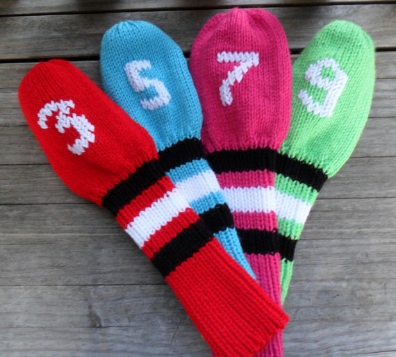 Golf Club Socks Club Covers Your Choice by AndreasDyelotDesigns