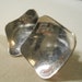 1950s sterling silver Skinger modern earrings