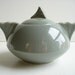 Vintage Art Deco Gray Ceramic Sugar Bowl