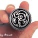 Freeform Silver Pill Box & Case. One Of A Kind and Signed, With A Free Gift Too!