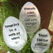 Teacher gift - Garden Marker & Decoration - Teacher gift -Upcycled silverware - Handstamped