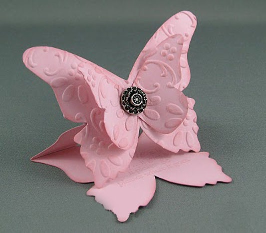 Adorable 3D Litl Social Butterfly Invitation