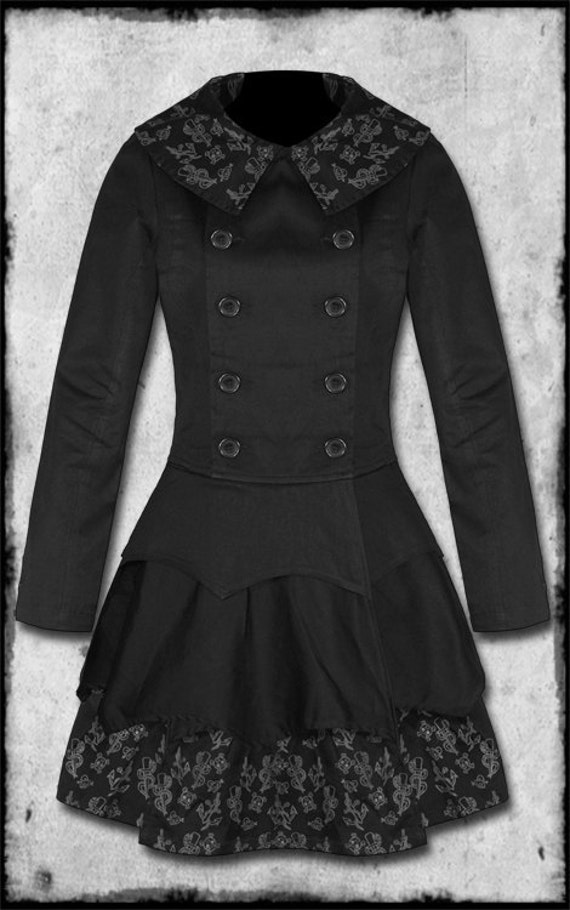 the perfect gothabilly coat by DepecheLove on Etsy