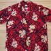 Men's Vintage 60s Hawaiiana Plumeria Hawaiian Aloha Surf Shirt - L - The Hana Shirt Co