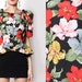 Vintage Bold Floral Jacket