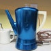 Blue Anodized Aluminum Percolator Coffee Pot
