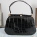 Black Genuine Alligator Handbag