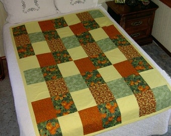 Pumpkin Patch large throw Canadian Blanket ***FREE SHIPPING*** Made in USA