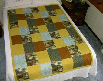 Bird Hunting dogs large throw Canadian Blanket ***FREE SHIPPING*** Made in USA