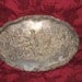 150 Year Old Italian Silver Plate Repousse Decorative Hanging Platter