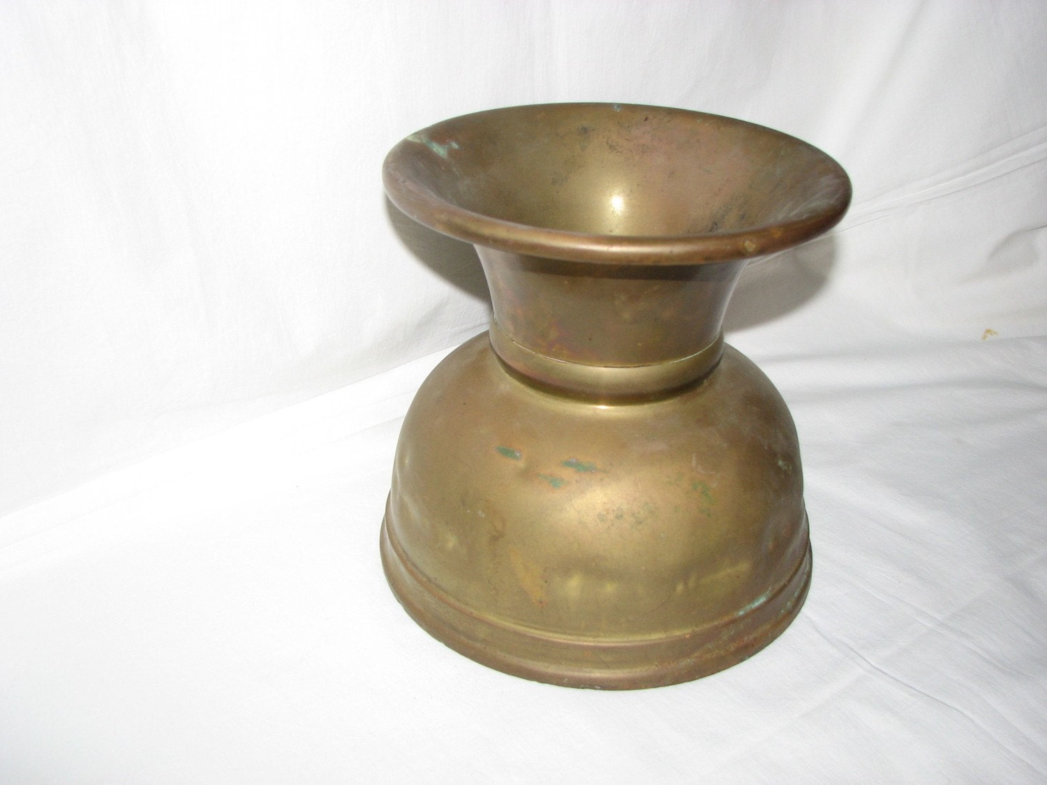 Authentic Brass Spittoon Gold Country by thelongacreflea on Etsy