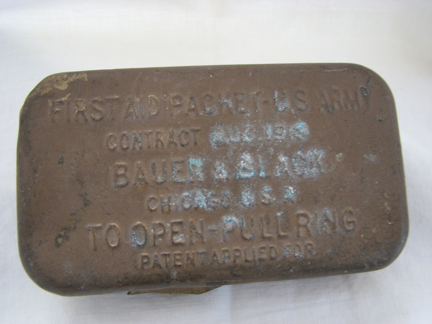 Reserved michaelkirby WW1 First Aid Packet Unopened Bauer and