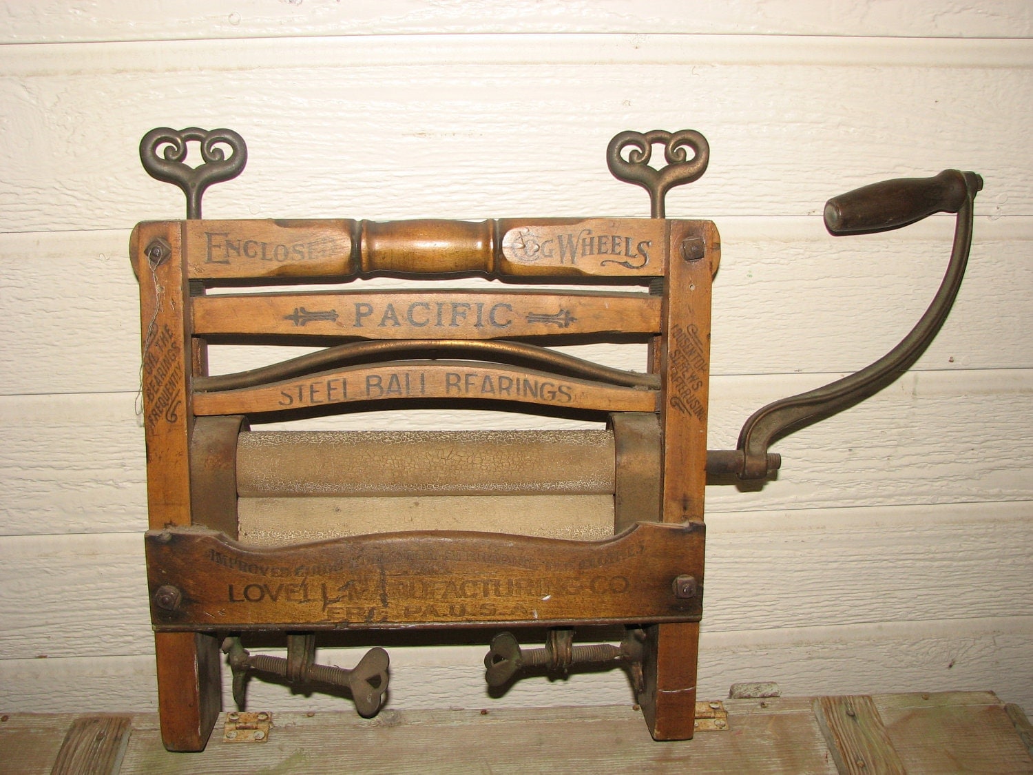 On Sale Rare Antique Wooden Victorian Wringer Washer Pacific