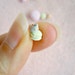 Tiny macaron mouse - in mint green