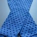 SALE - Blue Baby Leggings With Navy Polka Dots