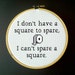 SEINFELD Elaine - I Can't Spare a Square - PDF Cross Stitch Pattern