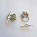 2 Pewter Leaf Toggle Clasp