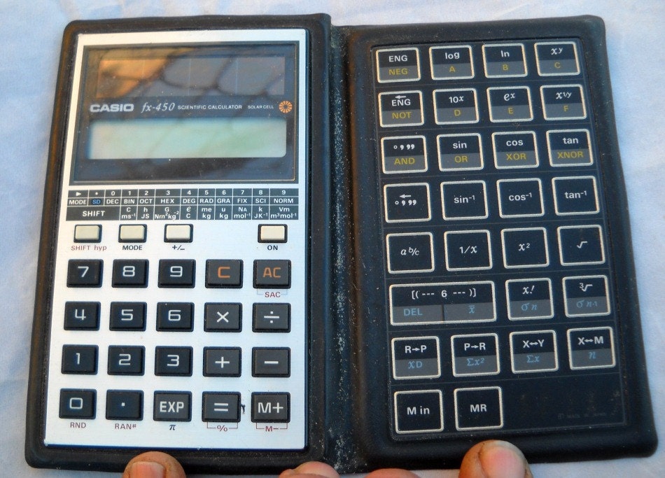 casio vintage calculator
