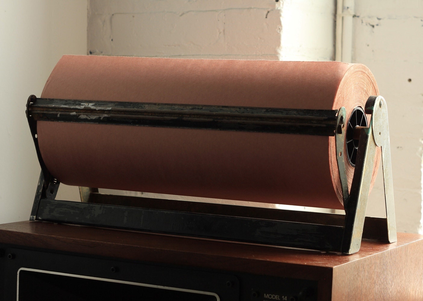 Vintage Butcher Paper Roll Holder