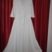 Vintage Nylon Vanity Fair Dressing Gown Robe Light Blue Size 40