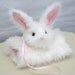 White Bunny Hand Muff