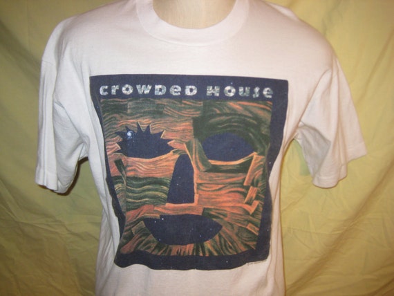 Vintage 1991 Crowded House t-shirt XL by blackmarketpop on Etsy